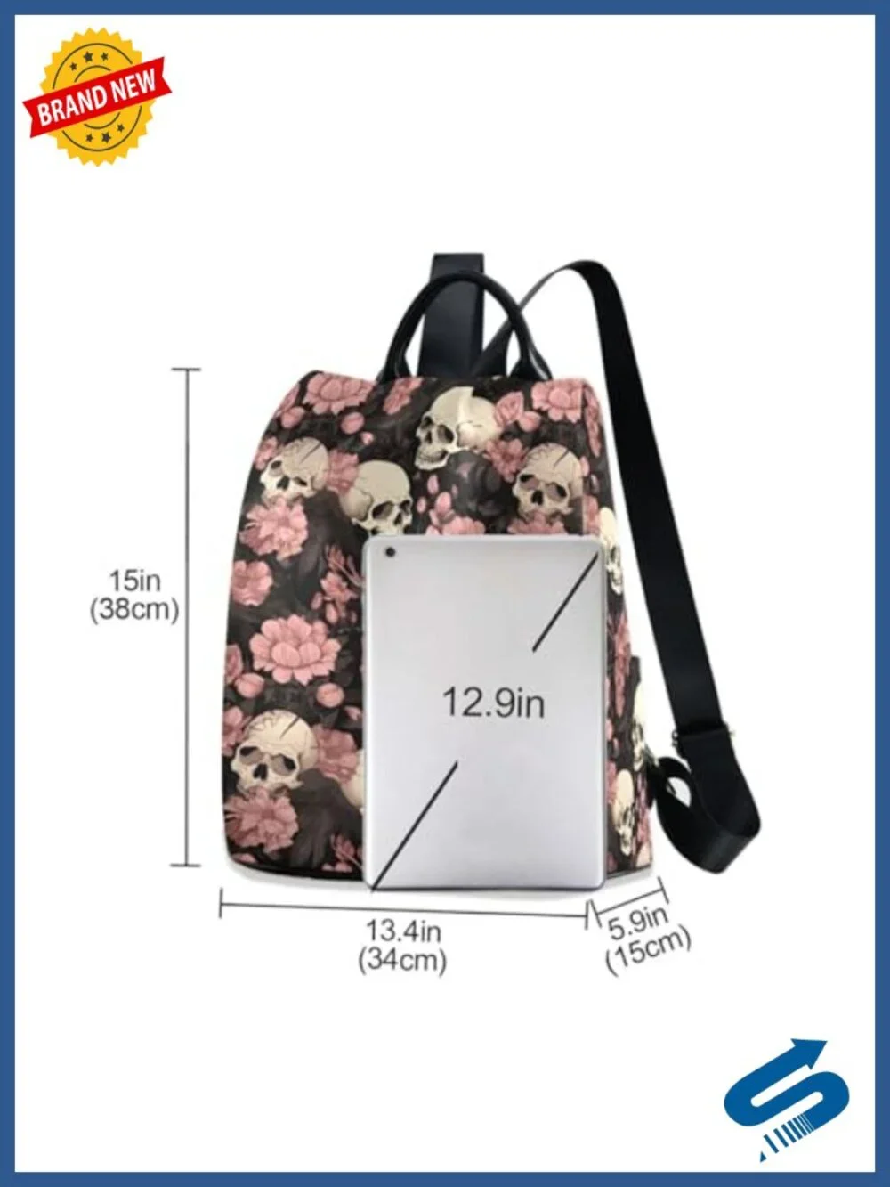 Anti Theft Backpack Purse with Cute Plush Ball Fashion Travel Daypack